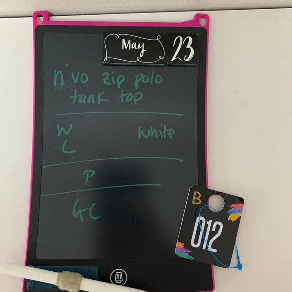 NVO Nivo Sport Polo Tank Womens L Large 1/4 Zip Sleeveless Collar Athletic Shirt - Picture 10 of 11